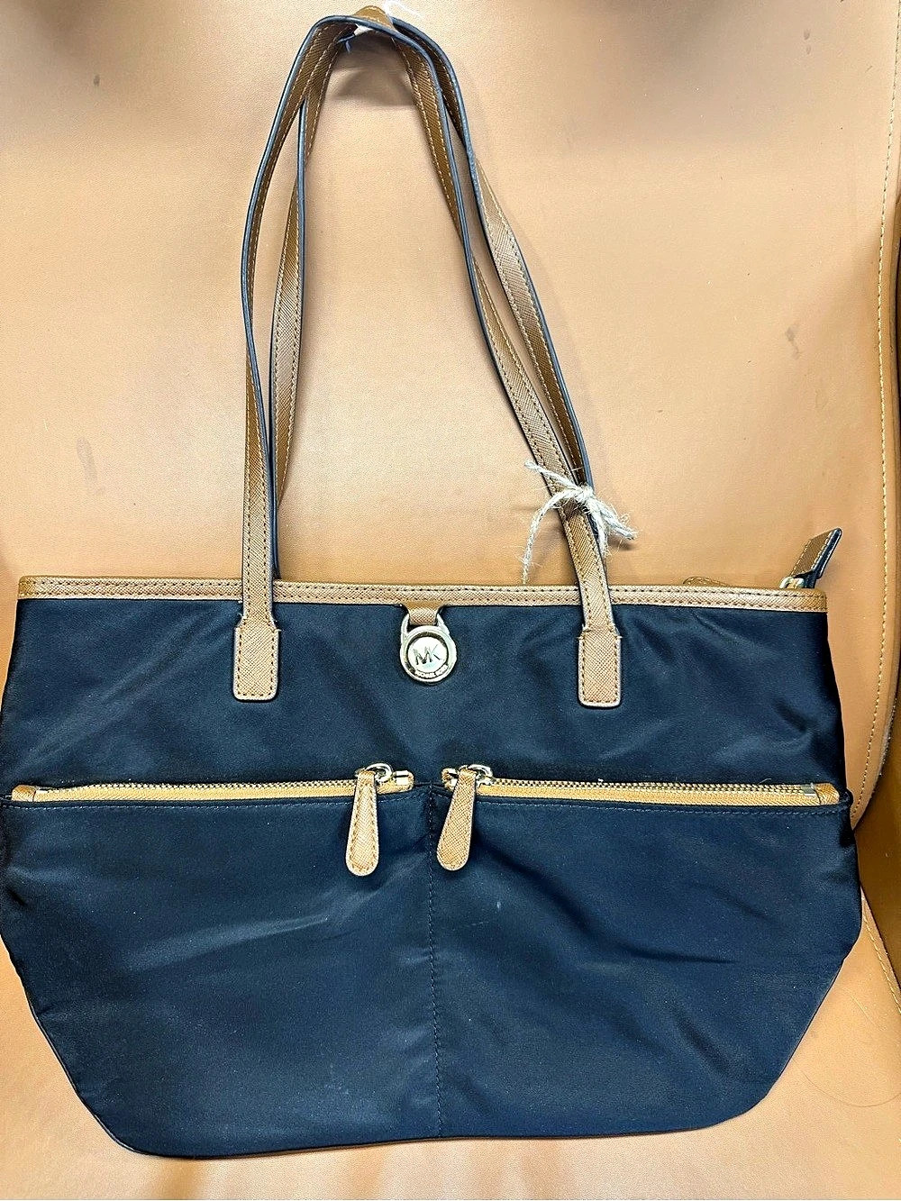 Michael Kors Kelsey Medium Top Zip Tote Blue & Pink